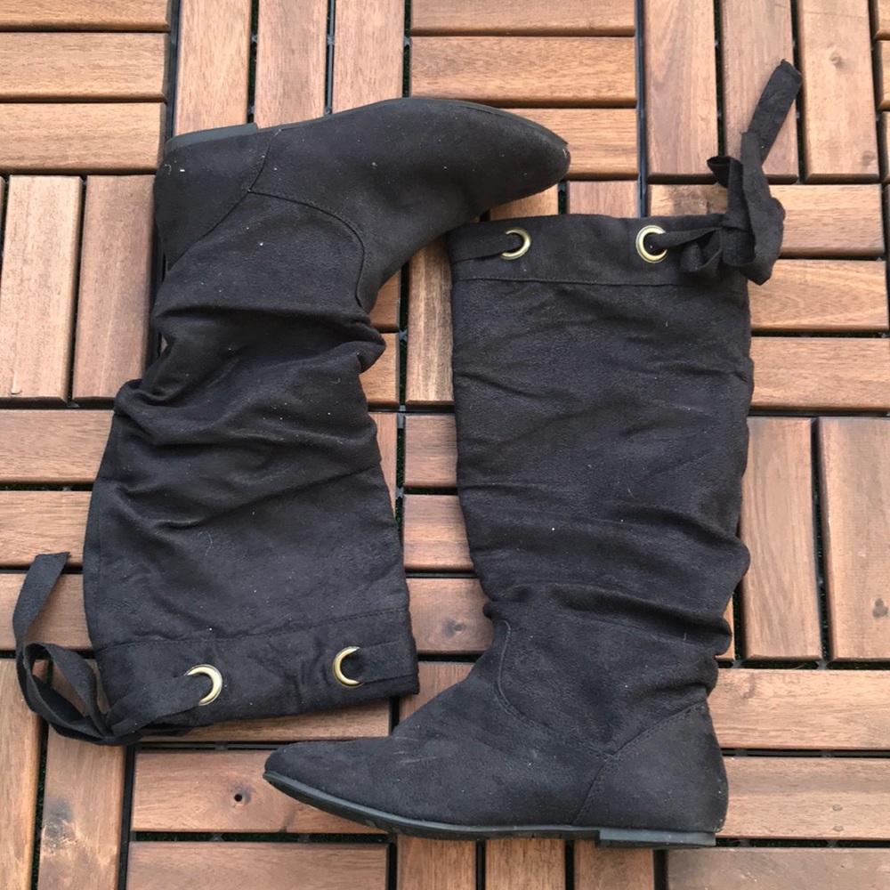 Madden girl lace boots Black
